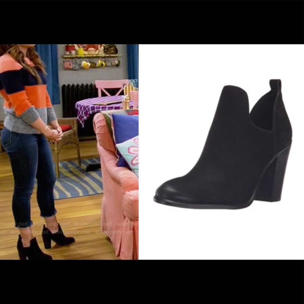 Vince Camuto Federa Black Oil Nubuck